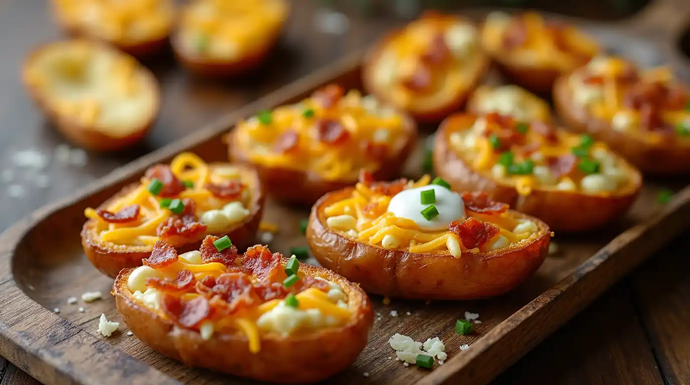 cottage cheese recipe for air fryer baked potato skins, Close-up of colorful, healthy aquarium fish enthusiastically eating homemade fish food made with natural ingredients like spirulina and daphnia in a well-maintained planted tank."